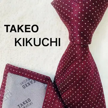 새상품급 TAKEO KIKUCHI 다케오 키쿠치 실크 100% 넥타이