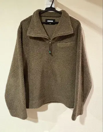 [ PaulSmith ] 폴스미스 플리스 풀오버 하프 지퍼 브라운