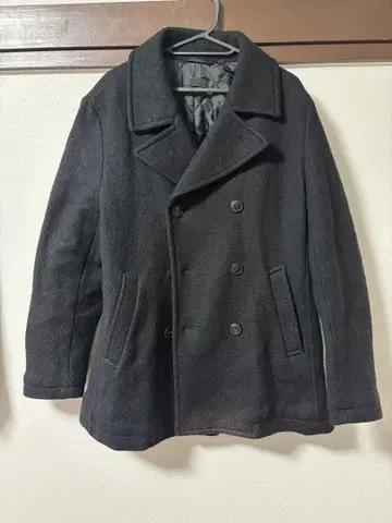 피 코트 L 사이즈 블랙 UNIQLO