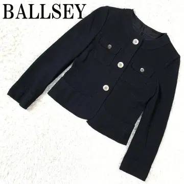 BALLSEY 보르지 노카라 자켓 블랙 38 B315