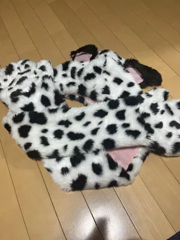 101마리 강아지 머플러 캡