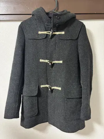 더플 코트 M 사이즈 다크 그레이 UNIQLO