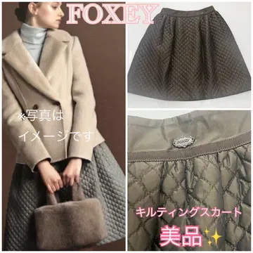 foxey 폭시 퀼팅 스커트 스커트 가을/겨울