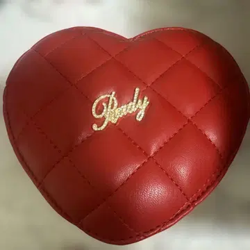 Rady 하트형 레드 파우치