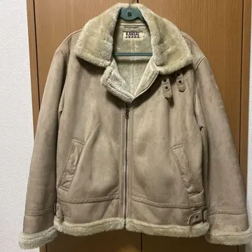 KANSAI JEANS 페이크 무스탕 자켓 L 사이즈