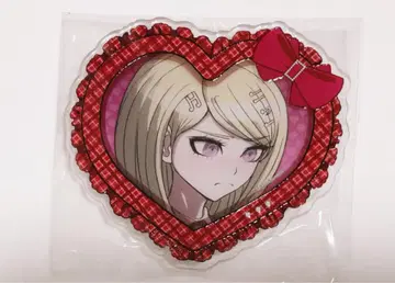 단간론파 V3 하트형 아크릴 캔뱃지 아카마츠 카에데