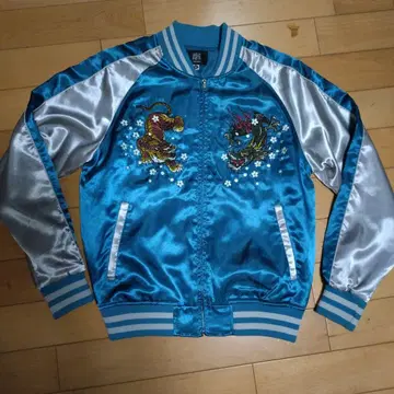 오보로 스카잔 M 호랑이 용 일본풍 패턴 자수