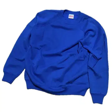 Hanes 80s USA제 크루넥 맨투맨 로얄 블루 래글런