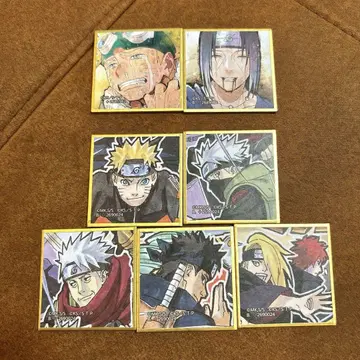 나루토 naruto 미니 색지 7종 세트