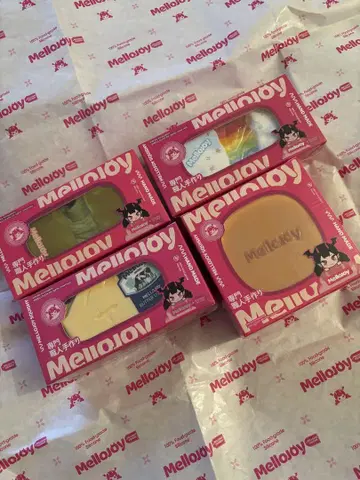 mellojoy 수플레 늘어나는 치즈 말차 레인보우 신버터 세트