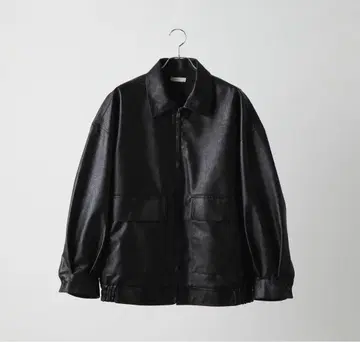 [ cussil ] 가죽 자켓