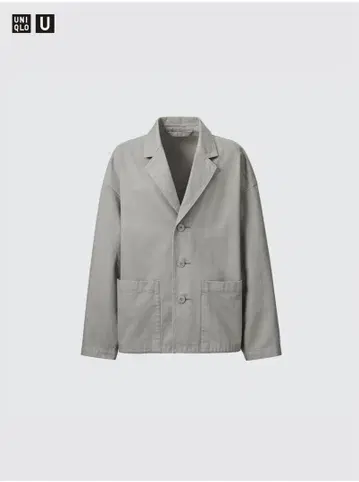 UNIQLO U 2024SS WOMEN 박시 테일러드 자켓 XL