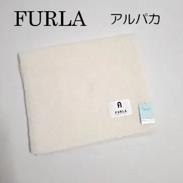 훌라 알파카 머플러 손세탁 가능 화이트