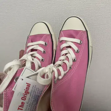 핑크 하이컷 스니커즈