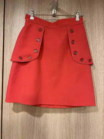 ELISABETTA FRANCHI 미니 스커트 레드 40 사이즈 새상품급