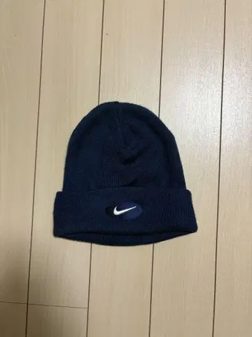 나이키 90s 네이비 니트 모자 비니