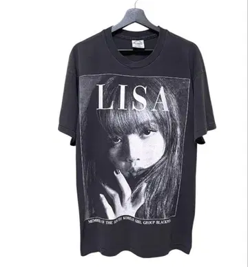 미 LiSA 리사 BLACKPINK 블랙핑크 티셔츠 tee 러브브