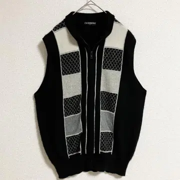 CASHMERE 니트 베스트 캐시미어 블랙 L 사이즈