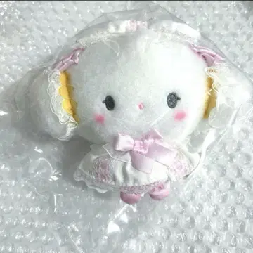산리오 화이트 프릴 코기뮨 마스코트