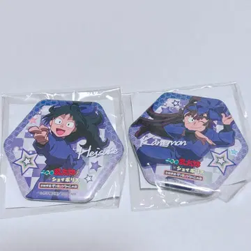 닌타마 조이폴리스 콜라보 캔뱃지 칸에몬 헤이스케