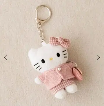 헬로키티 로리즈팜 Me%토이 키링 핑크