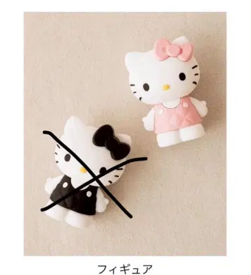 로리즈팜 HELLO KITTY 퀼팅 피규어 핑크