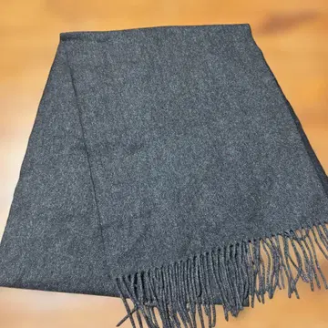 BUYER 100% 캐시미어 머플러 다크 그레이
