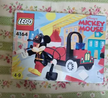 레어 미개봉 & 단종품 LEGO 4164 미키마우스 소방차 세트
