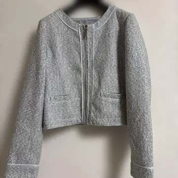 그레이 노카라 자켓 M 사이즈