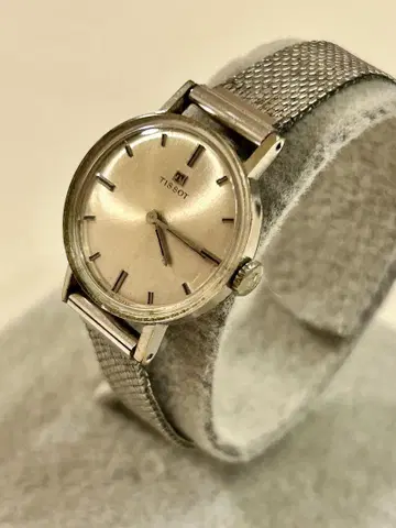 TISSOT 티쏘 앤티크 수동 와인딩 여성용 손목시계 작동품