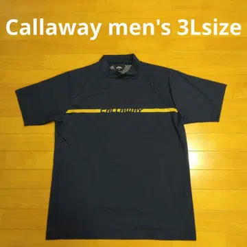Callaway 남성 모크넥 반팔 셔츠 3Lsize