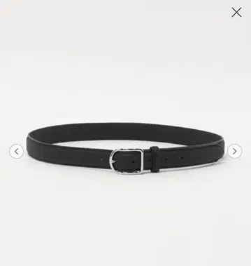 ERA. AUTHENTIC BELT/벨트 블랙 S 사이즈