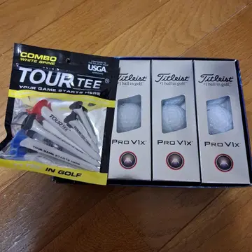 TOUR TEE & Titleist Pro V1x 세트
