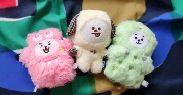 bt21 봉제 인형 키링