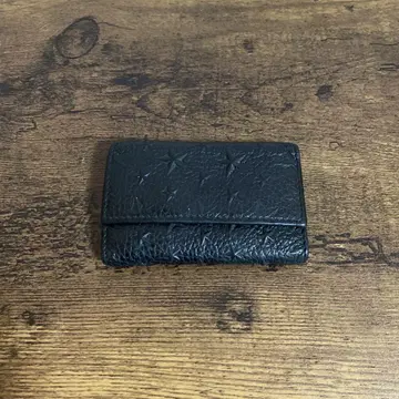 JIMMY CHOO 블랙 가죽 키케이스