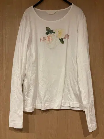 PINK HOUSE 꽃무늬 프린트 긴팔 T셔츠 핑크하우스