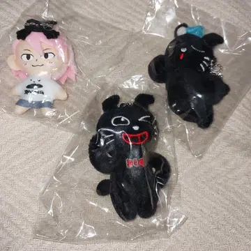 키요 고양이 마스코트 키링 컬렉션 3체 세트