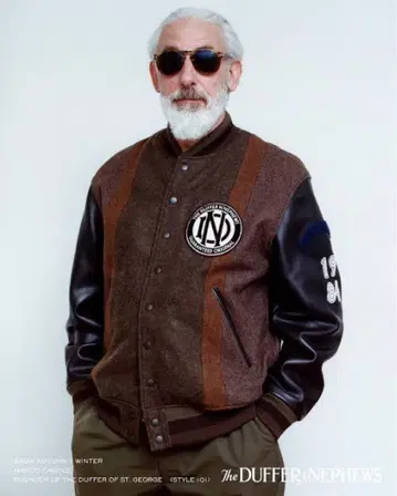 DUFFER NEPHEWS 바시티 자켓