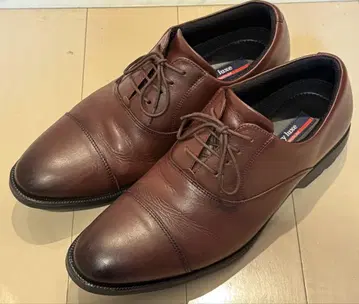 텍시 럭스 비즈니스 슈즈 천연 가죽 스니커즈 비즈 와인 26cm 3E