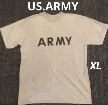 US.ARMY 미군 트레이닝 셔츠 티셔츠 육군 양면 프린트