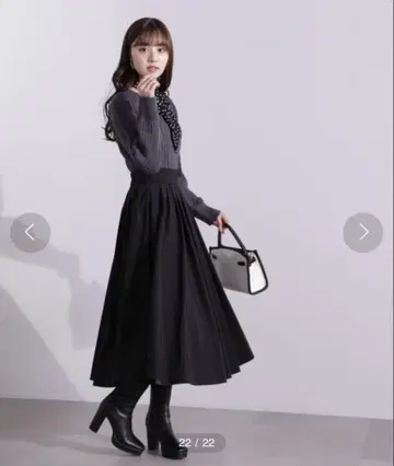 프로포션 바디 드레싱 타프타 스커트