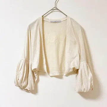 멜린다앤엠 볼레로 M 오버소매 아이보리 겉옷 결혼식 포멀