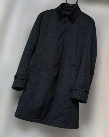 다크 블루 스텐카라 코트