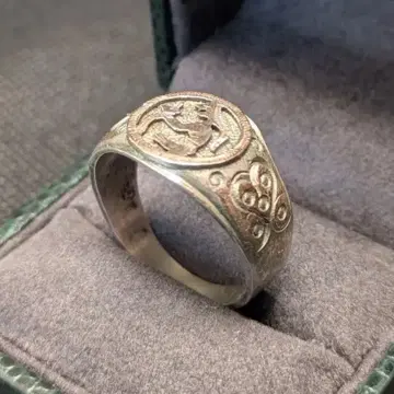 시그넷 반지 24호 과테말라 산 스털링 실버 925 남성용