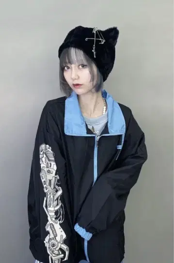 anonenone 아노네노네 신비 메카니컬 저지 블랙/블루