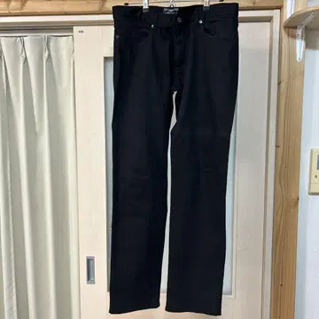 CRIMIE 클라이미 블랙 스트레이트 레그 데님 34inch