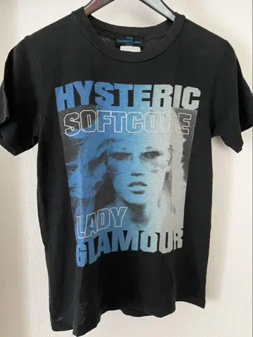 HYSTERIC GLAMOUR 그래픽 T셔츠 블랙 FREE