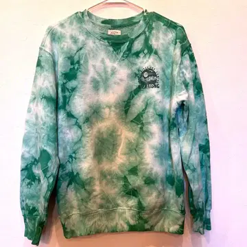 빌라봉 타이다이 맨투맨 트레이닝복 그린