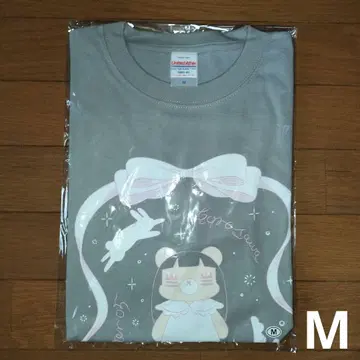 코레사와 레코짱 리본 T셔츠 그레이 M사이즈