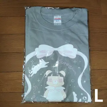 코레사와 레코짱 리본 T셔츠 그레이 L 사이즈